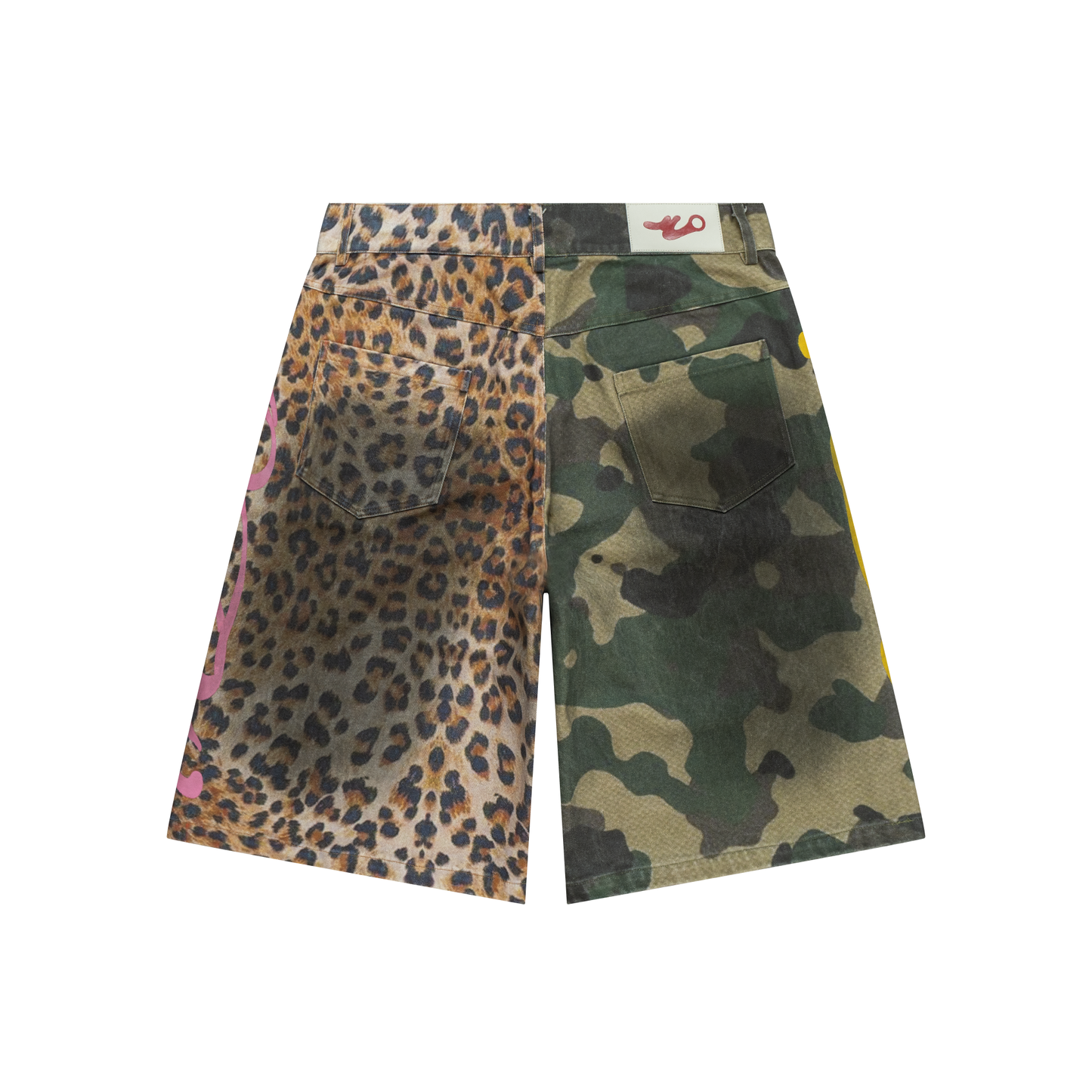 HALF/HALF DENIM SHORTS(PRE ORDER)