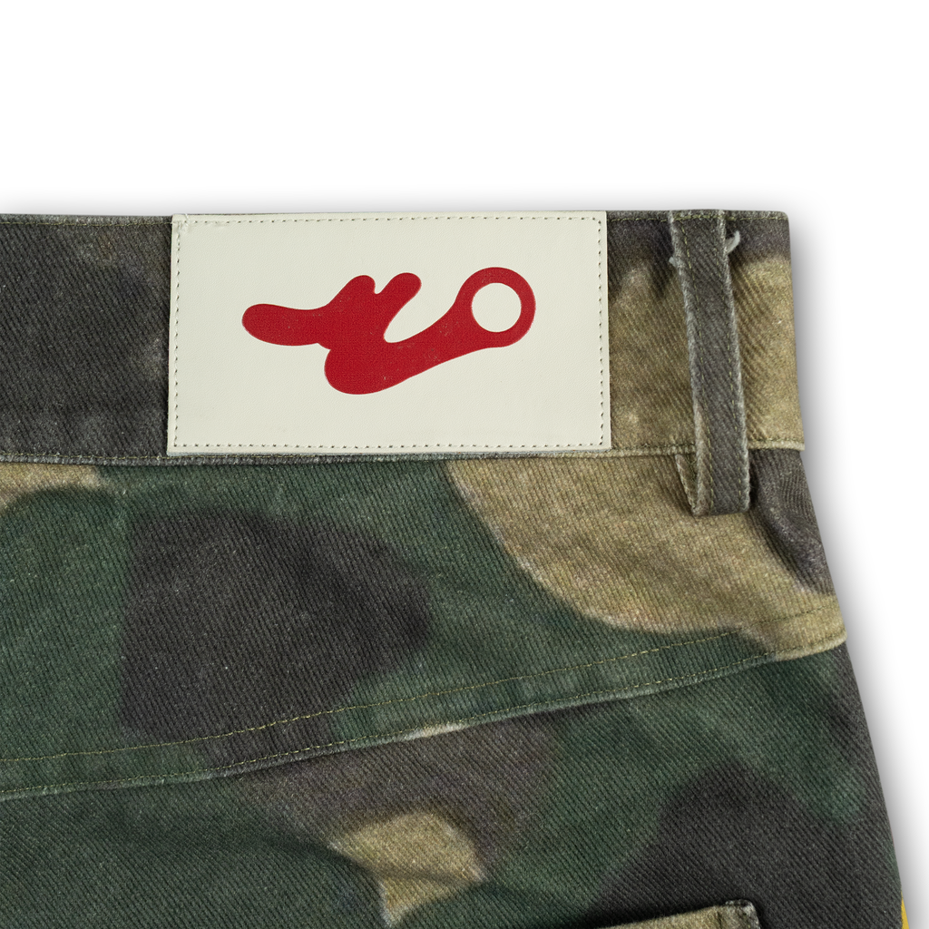 HALF/HALF DENIM SHORTS