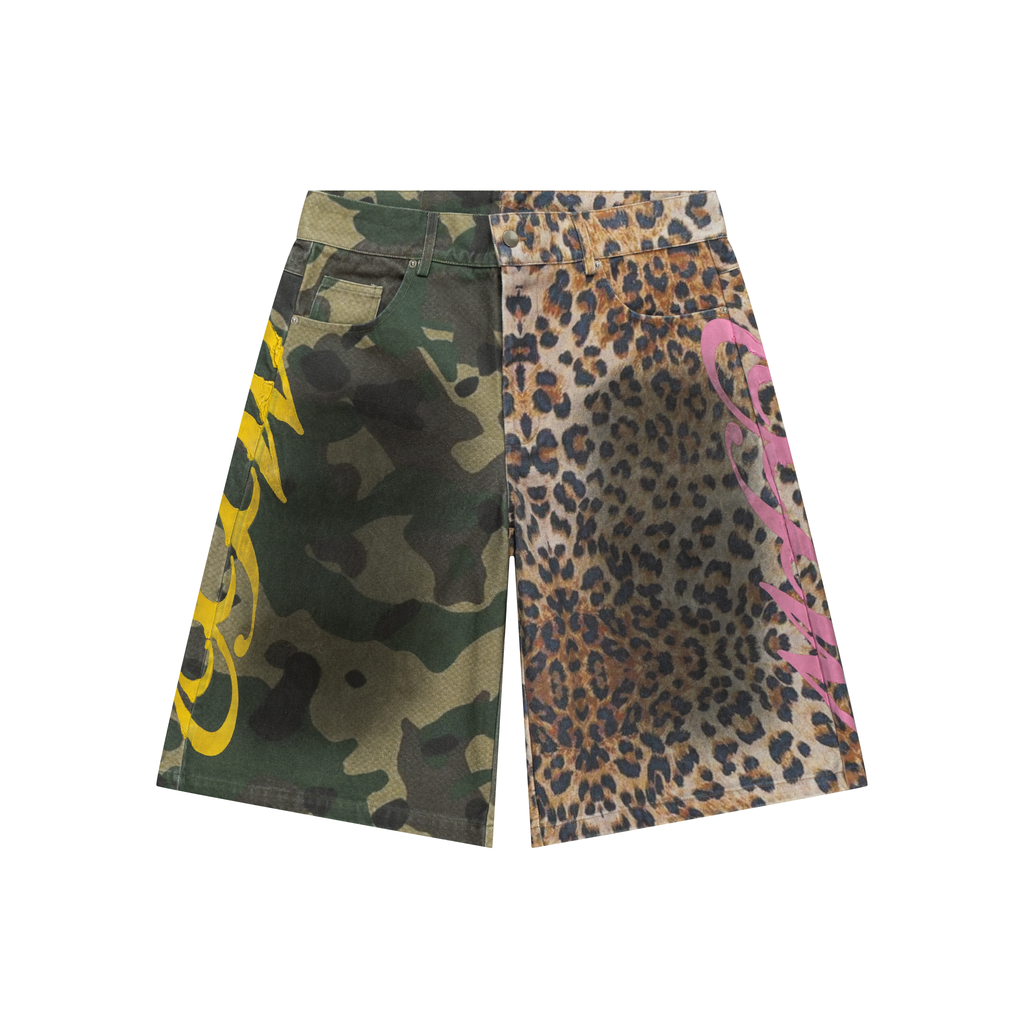 HALF/HALF DENIM SHORTS