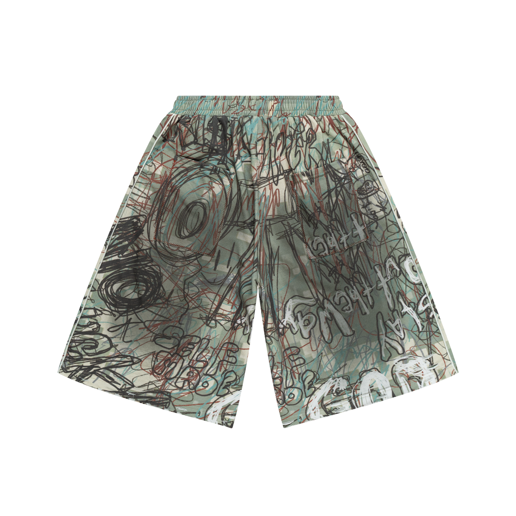 GRAFFITI SWEATSHORTS
